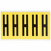 Letter Label Vinyl 5 in H 1-3/4 in W