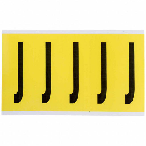 Letter Label Vinyl 5 in H 1-3/4 in W