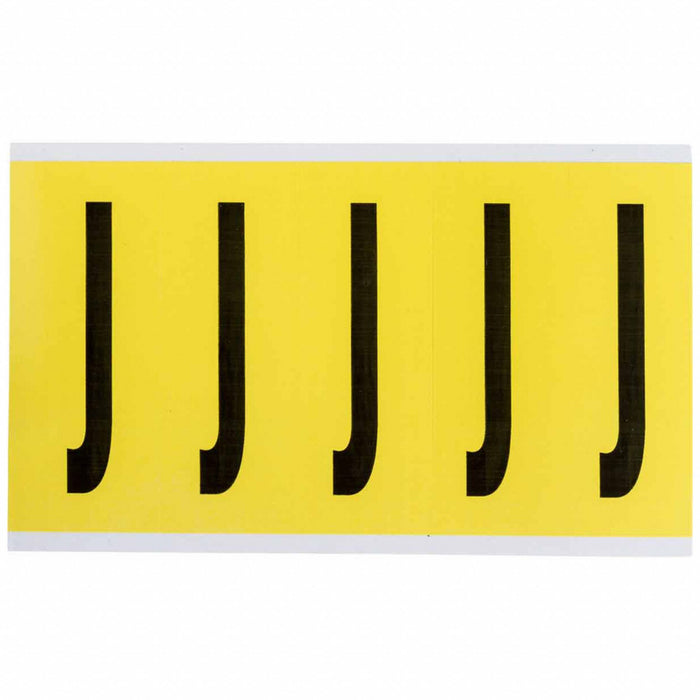 Letter Label Vinyl 5 in H 1-3/4 in W