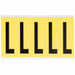 Letter Label Vinyl 5 in H 1-3/4 in W