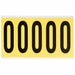 Letter Label Vinyl 5 in H 1-3/4 in W