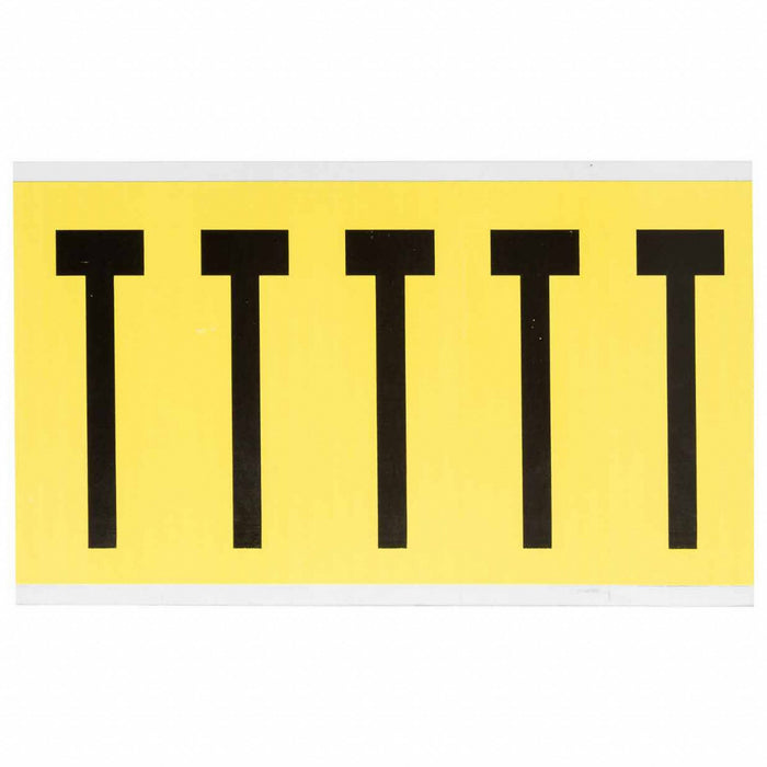 Letter Label Vinyl 5 in H 1-3/4 in W