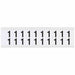 Number Label Vinyl 3/4 in H 5/8 in W