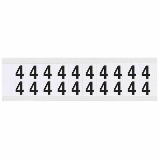Number Label 4 3/4in.Hx21/32in.W Vinyl