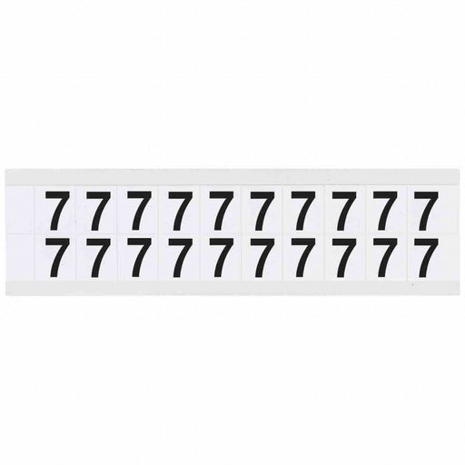 Number Label 7 3/4in.Hx21/32in.W Vinyl