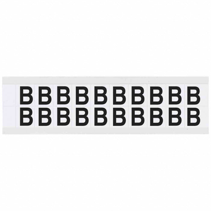 Letter Label Vinyl 3/4 in H 5/8 in W