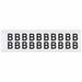Letter Label Vinyl 3/4 in H 5/8 in W