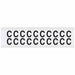 Letter Label Vinyl 3/4 in H 5/8 in W