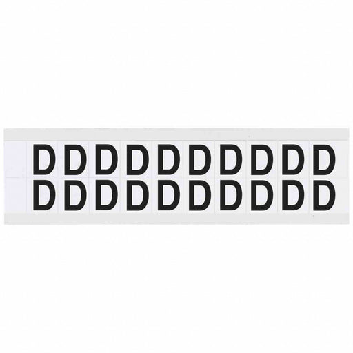 Letter Label Vinyl 3/4 in H 5/8 in W