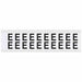Letter Label Vinyl 3/4 in H 5/8 in W