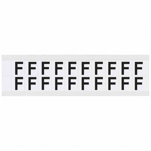Letter Label Vinyl 3/4 in H 5/8 in W