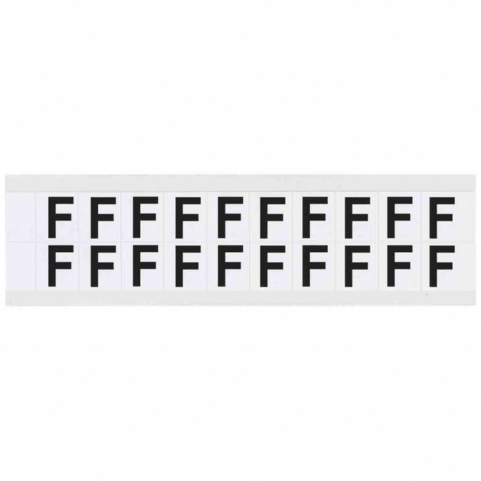 Letter Label Vinyl 3/4 in H 5/8 in W