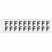 Letter Label Vinyl 3/4 in H 5/8 in W