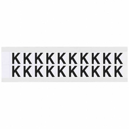 Letter Label Vinyl 3/4 in H 5/8 in W