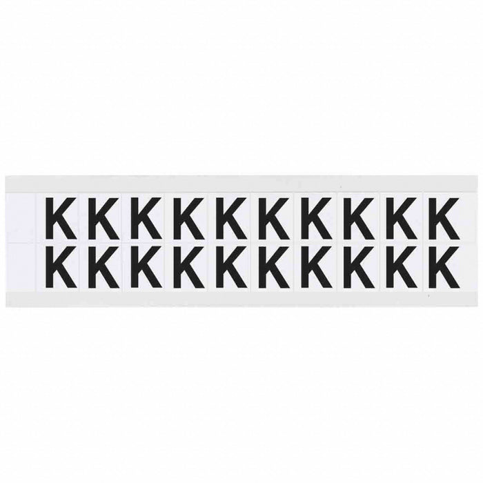 Letter Label Vinyl 3/4 in H 5/8 in W