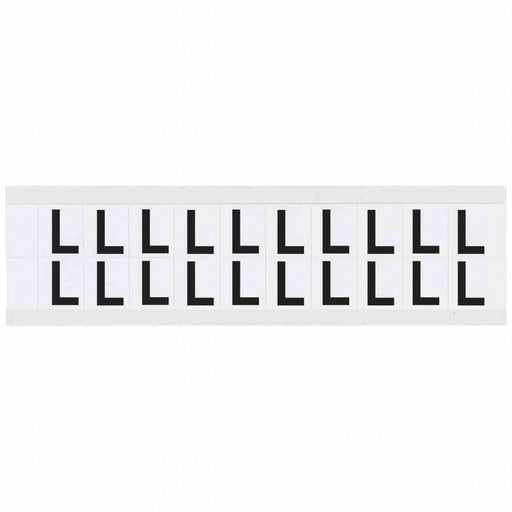Letter Label Vinyl 3/4 in H 5/8 in W