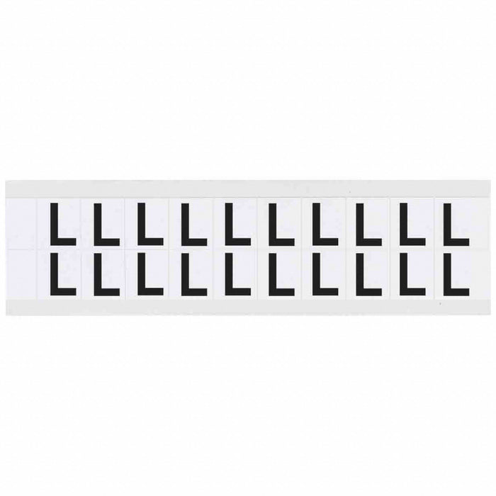 Letter Label Vinyl 3/4 in H 5/8 in W