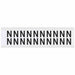 Letter Label Vinyl 3/4 in H 5/8 in W