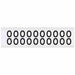Letter Label Vinyl 3/4 in H 5/8 in W