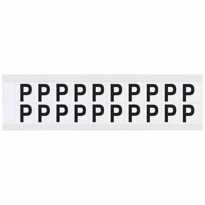 Letter Label Vinyl 3/4 in H 5/8 in W