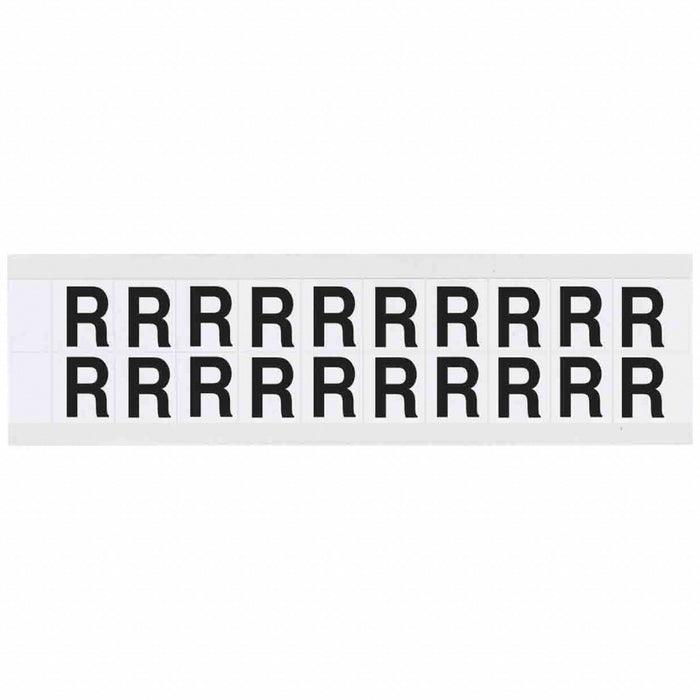 Letter Label Vinyl 3/4 in H 5/8 in W