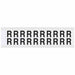 Letter Label Vinyl 3/4 in H 5/8 in W