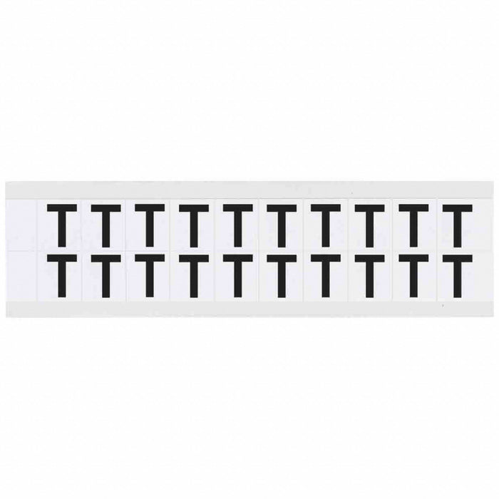 Letter Label Vinyl 3/4 in H 5/8 in W