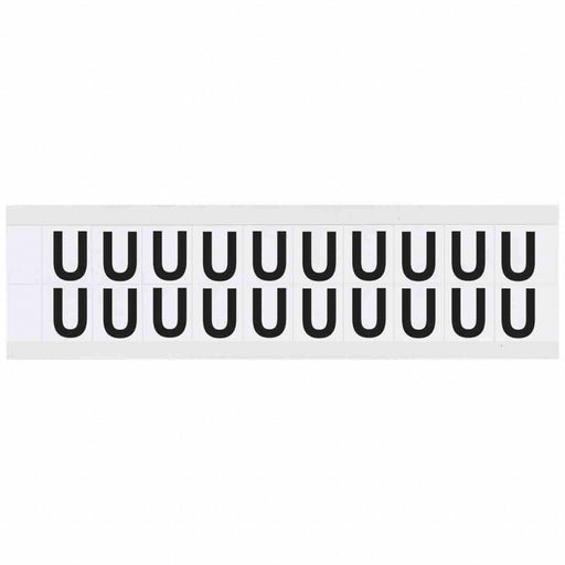 Letter Label Vinyl 3/4 in H 5/8 in W