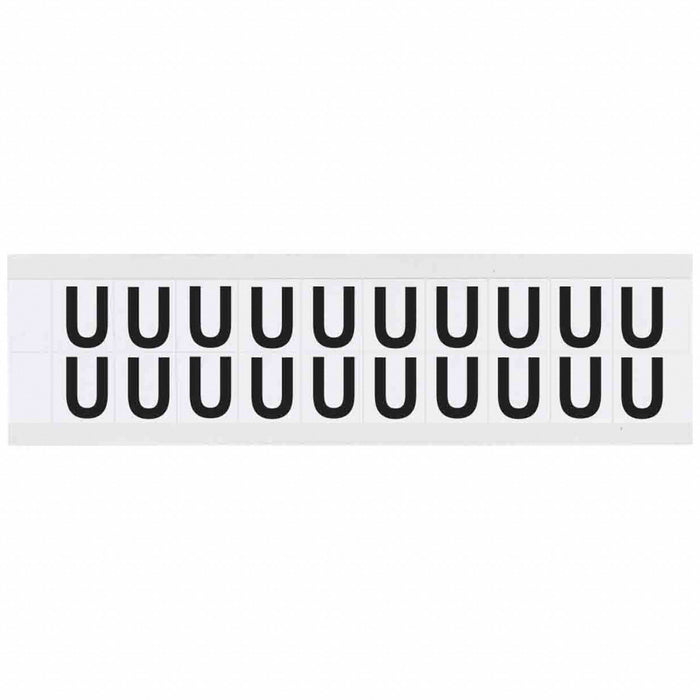 Letter Label Vinyl 3/4 in H 5/8 in W