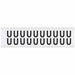Letter Label Vinyl 3/4 in H 5/8 in W