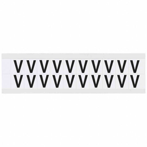 Letter Label Vinyl 3/4 in H 5/8 in W
