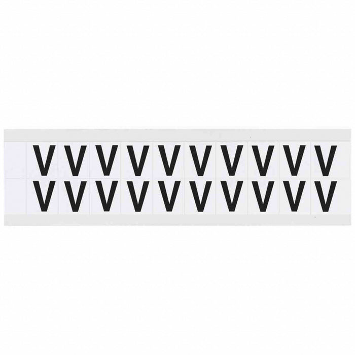 Letter Label Vinyl 3/4 in H 5/8 in W