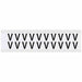 Letter Label Vinyl 3/4 in H 5/8 in W