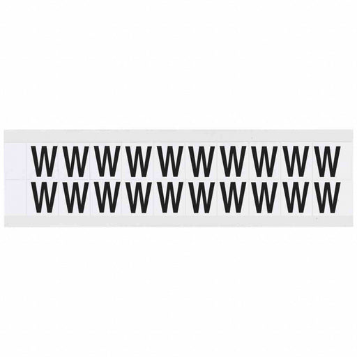 Letter Label Vinyl 3/4 in H 5/8 in W