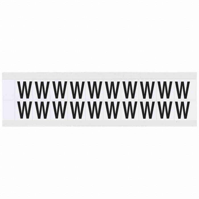 Letter Label Vinyl 3/4 in H 5/8 in W