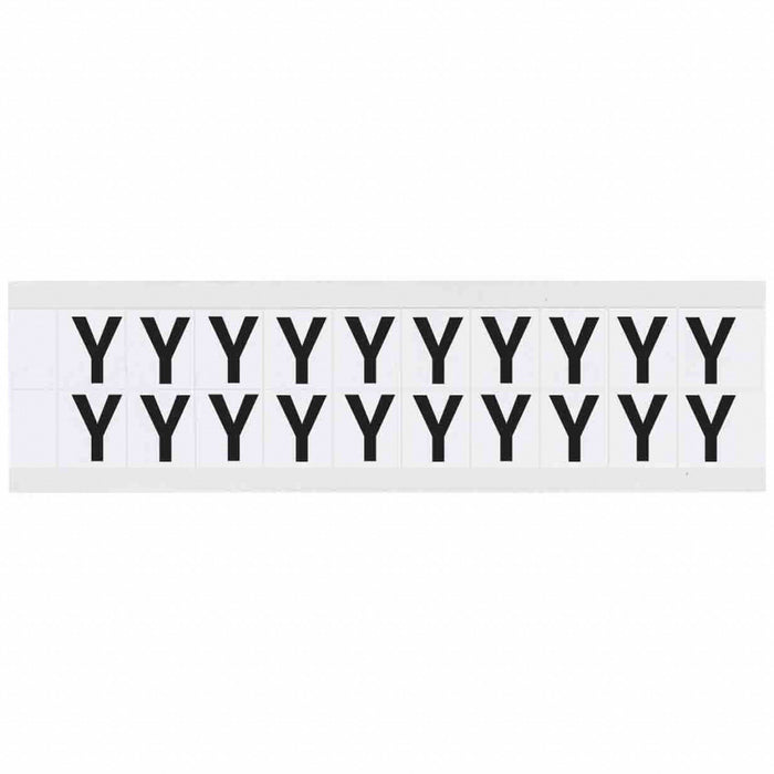Letter Label Vinyl 3/4 in H 5/8 in W