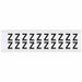 Letter Label Vinyl 3/4 in H 5/8 in W