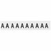 LetterLabel Vinyl 1-1/2inH 1-1/8inW PK10