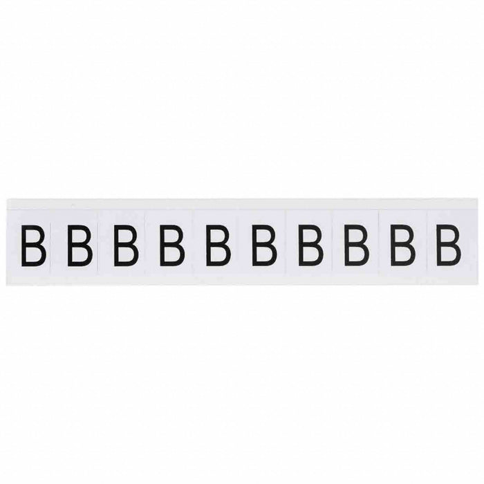 LetterLabel Vinyl 1-1/2inH 1inW PK10