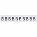 LetterLabel Vinyl 1-1/2inH 1inW PK10