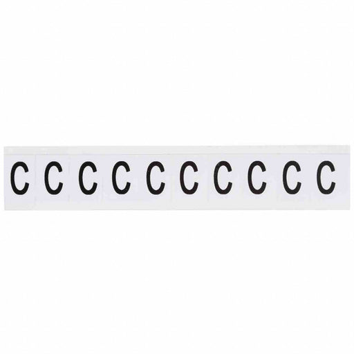 Letter Label Vinyl 1-1/2 in H 1 in W