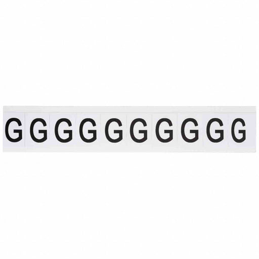 LetterLabel Vinyl 1-1/2inH 1inW PK10