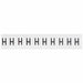 LetterLabel Vinyl 1-1/2inH 1inW PK10