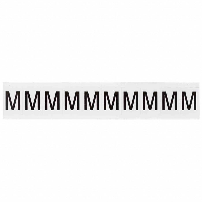 LetterLabel Vinyl 1-1/2inH 1inW PK10