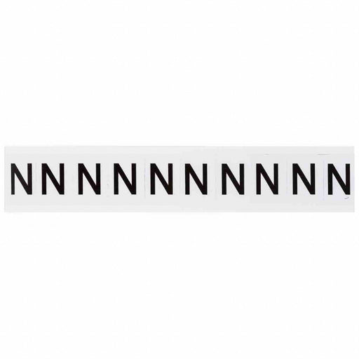LetterLabel Vinyl 1-1/2inH 1-1/8inW PK10