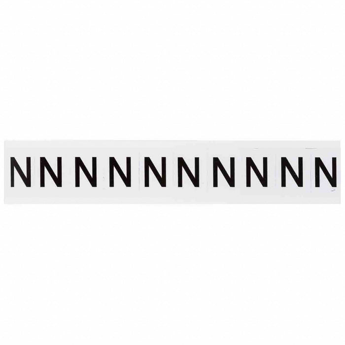 LetterLabel Vinyl 1-1/2inH 1-1/8inW PK10