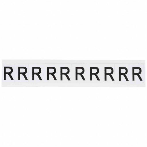 LetterLabel Vinyl 1-1/2inH 1inW PK10