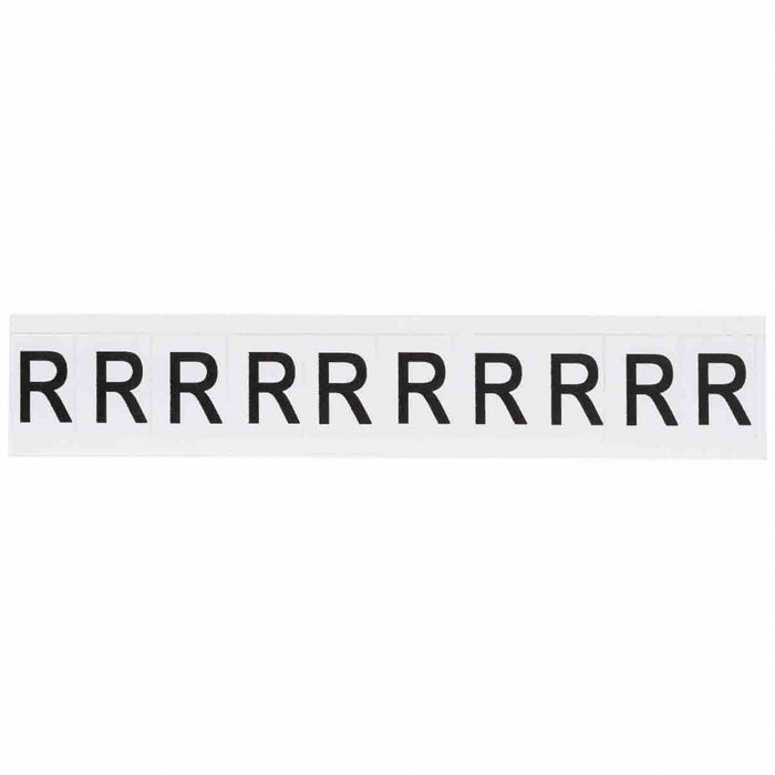 LetterLabel Vinyl 1-1/2inH 1inW PK10