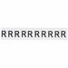 LetterLabel Vinyl 1-1/2inH 1inW PK10