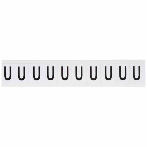 LetterLabel Vinyl 1-1/2inH 1inW PK10